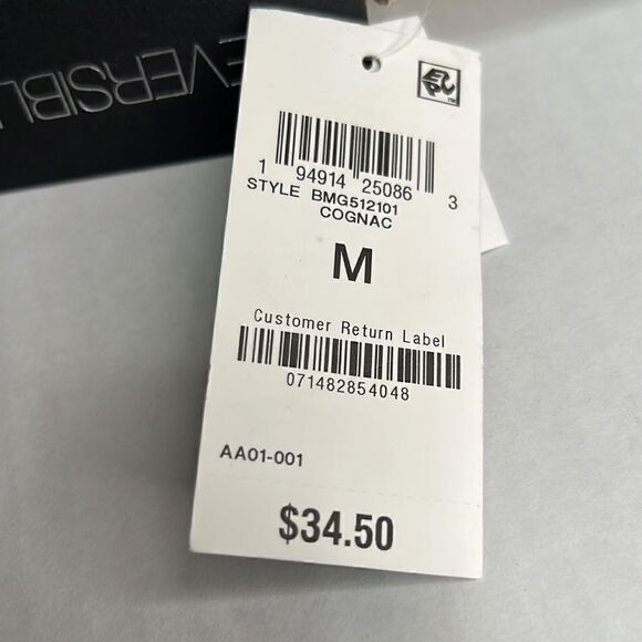 INC Reversible Black Snakeskin Beltvsize Medium NWT - Picture 5 of 7